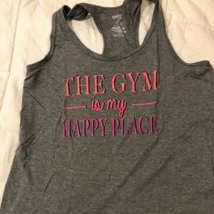 The Gym is My Happy Place Athletic Women’s Tank